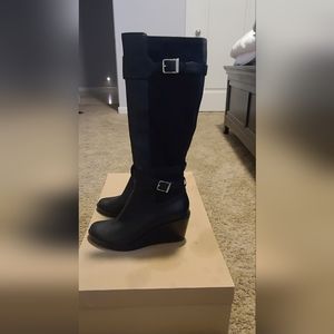 Brand new never worn size 9 Cole Haan Patricia wedge boots
